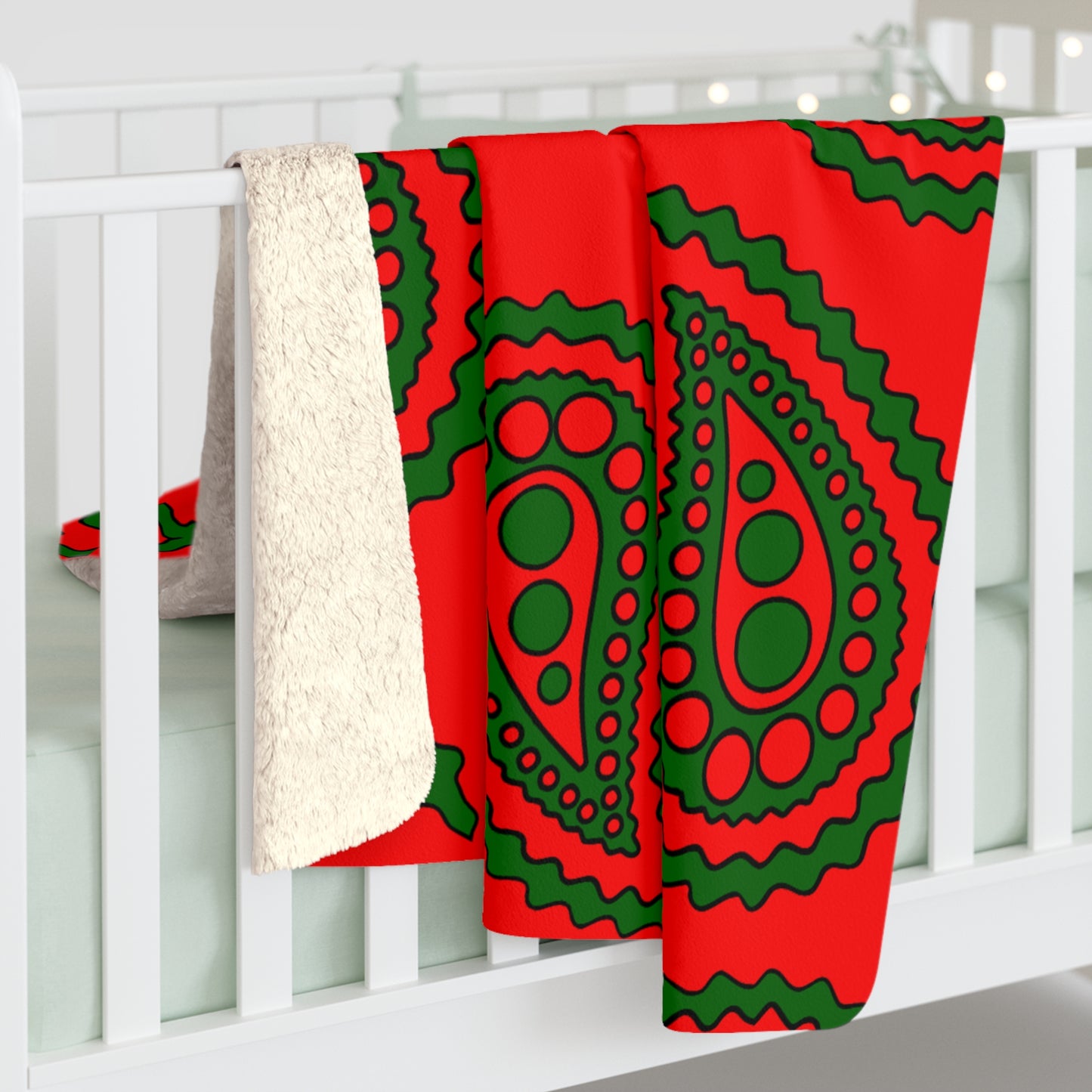 Portugal Retro Paisley Blanket Throw