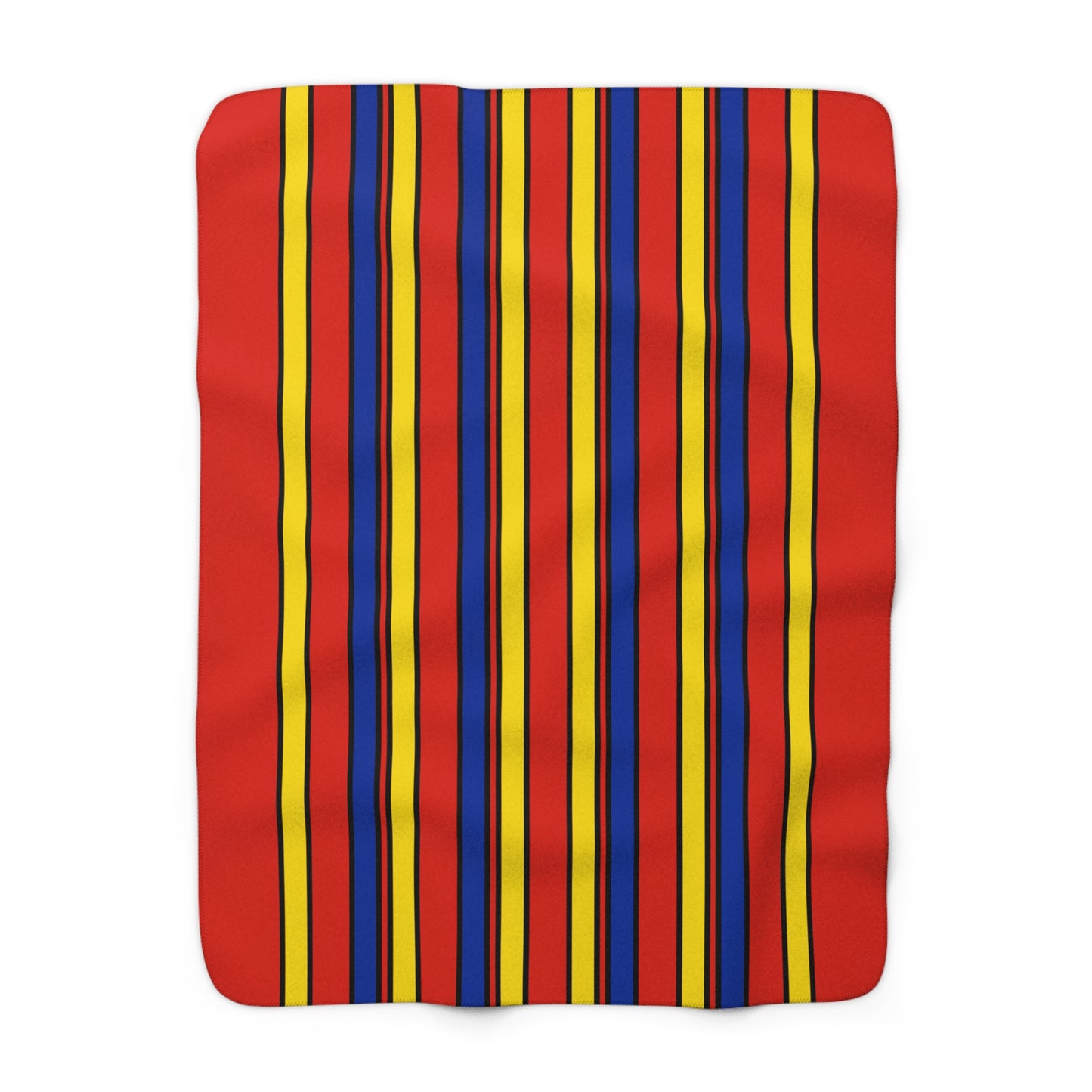 Romania Retro Stripes Blanket Throw