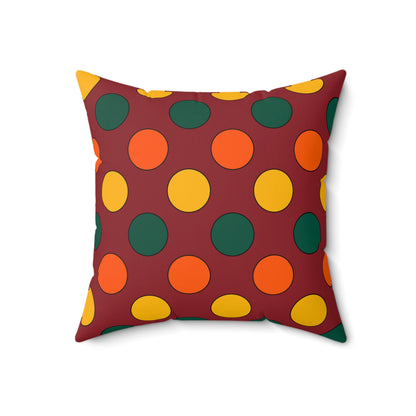 Sri Lanka Retro Polka Dots Cushion Pillow
