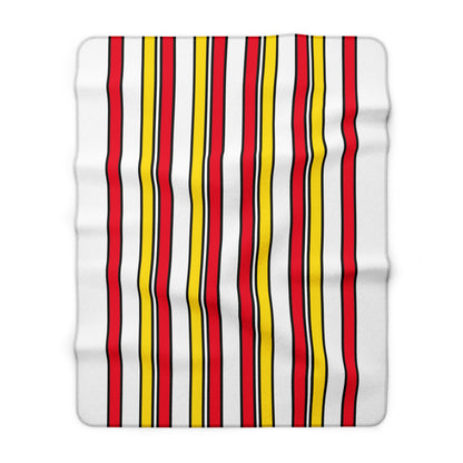 Guernsey Retro Stripes Blanket Throw