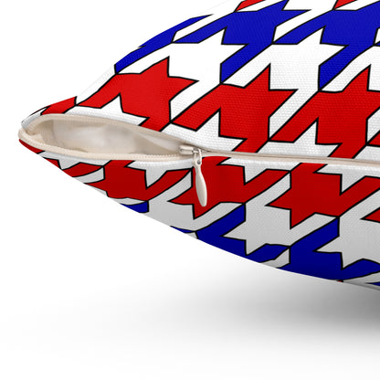 Costa Rica Retro Houndstooth Cushion Pillow