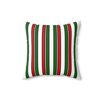 Tajikistan Retro Stripes Cushion Pillow