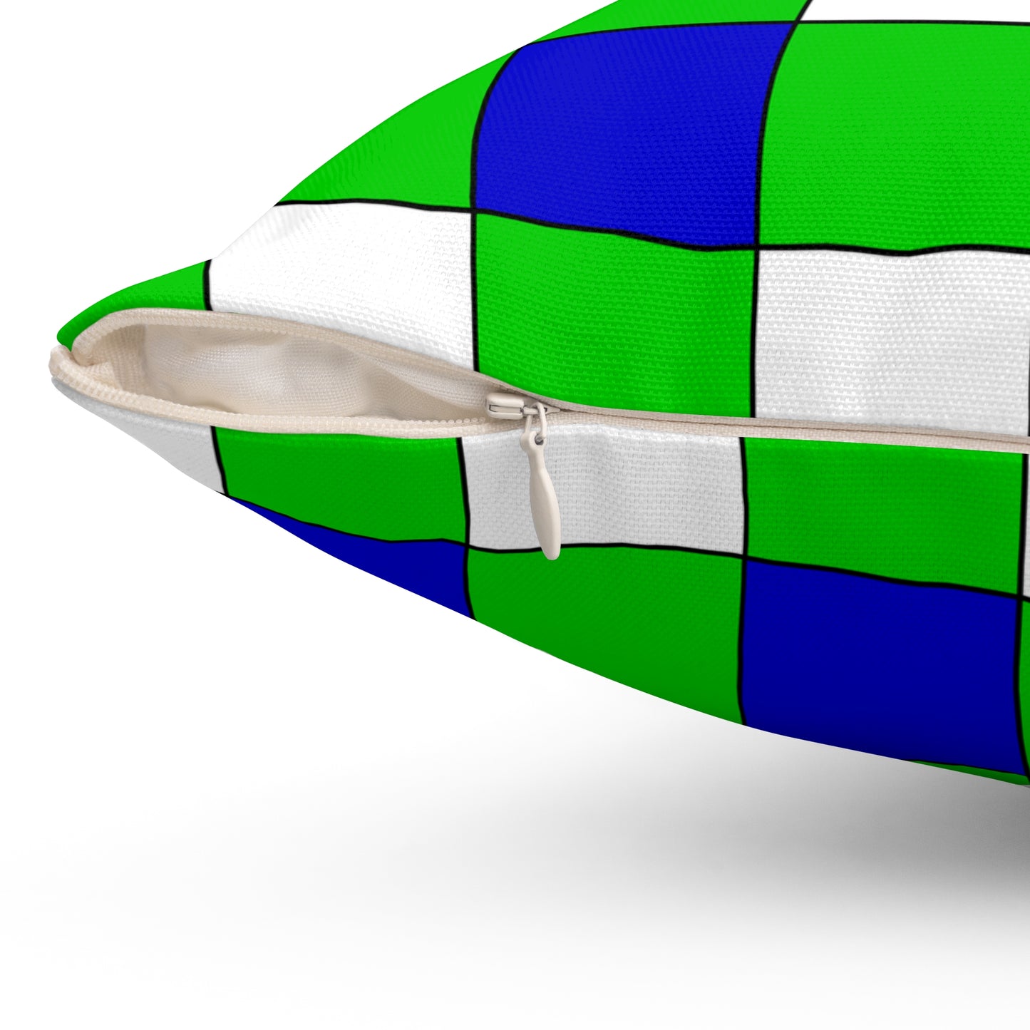 Sierra Leone Retro Check Cushion Pillow