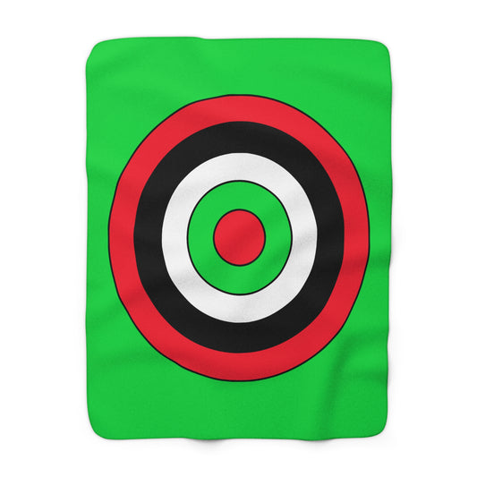 Kuwait Retro Target Blanket Throw