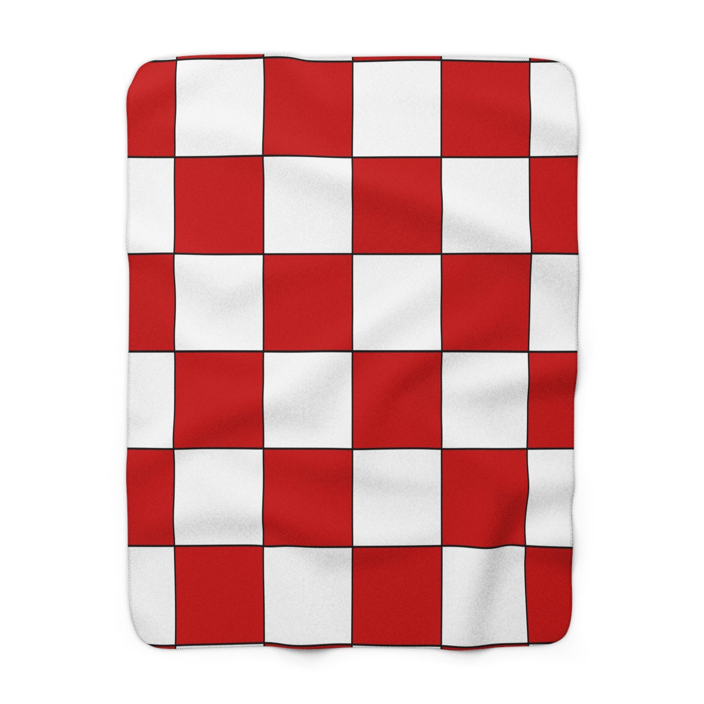 Northern Ireland Retro Check Blanket Throw