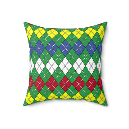 Comoros Retro Argyle Cushion Pillow