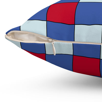 Guam Retro Check Cushion Pillow