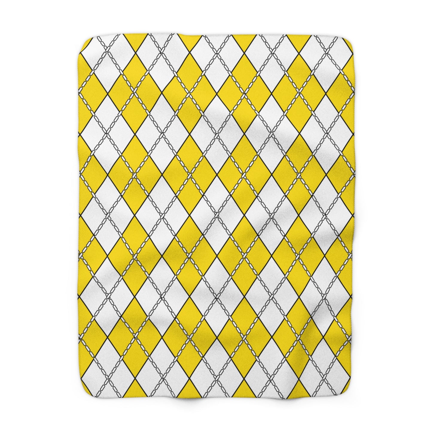Vatican City Retro Argyle Blanket Throw