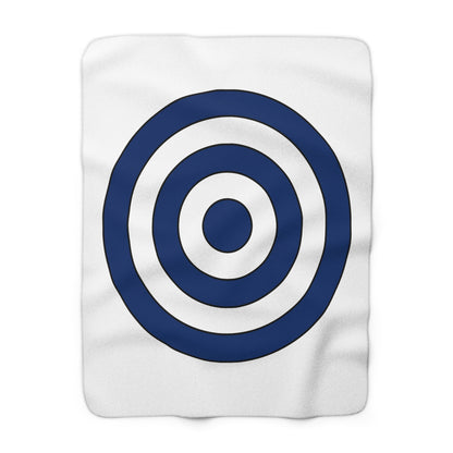 Finland Retro Target Blanket Throw