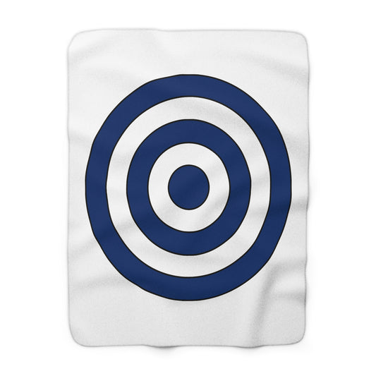 Finland Retro Target Blanket Throw