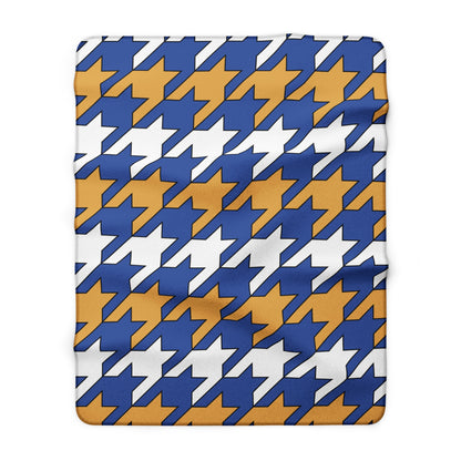 Marshall Islands Retro Houndstooth Blanket Throw