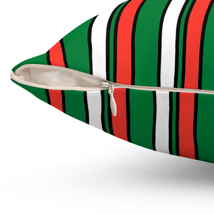 Madagascar Retro Stripes Cushion Pillow