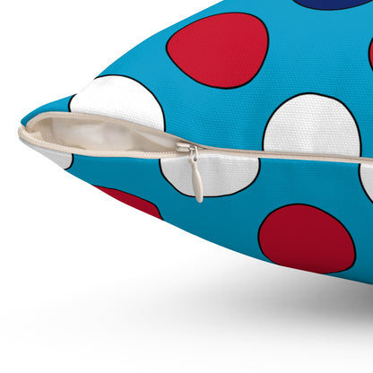 Tuvalu Retro Polka Dots Cushion Pillow