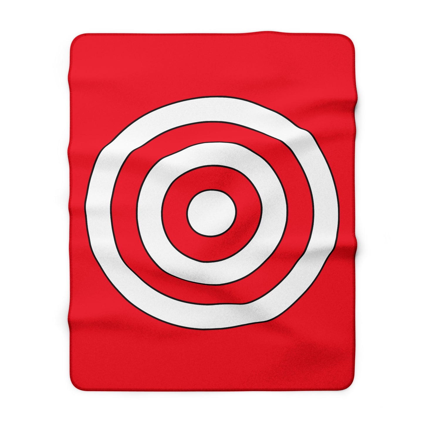 Hong Kong Retro Target Blanket Throw