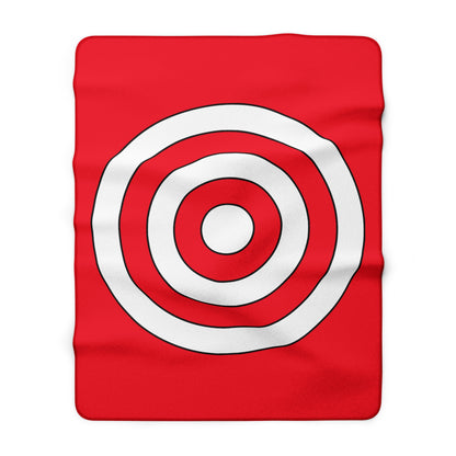 Hong Kong Retro Target Blanket Throw