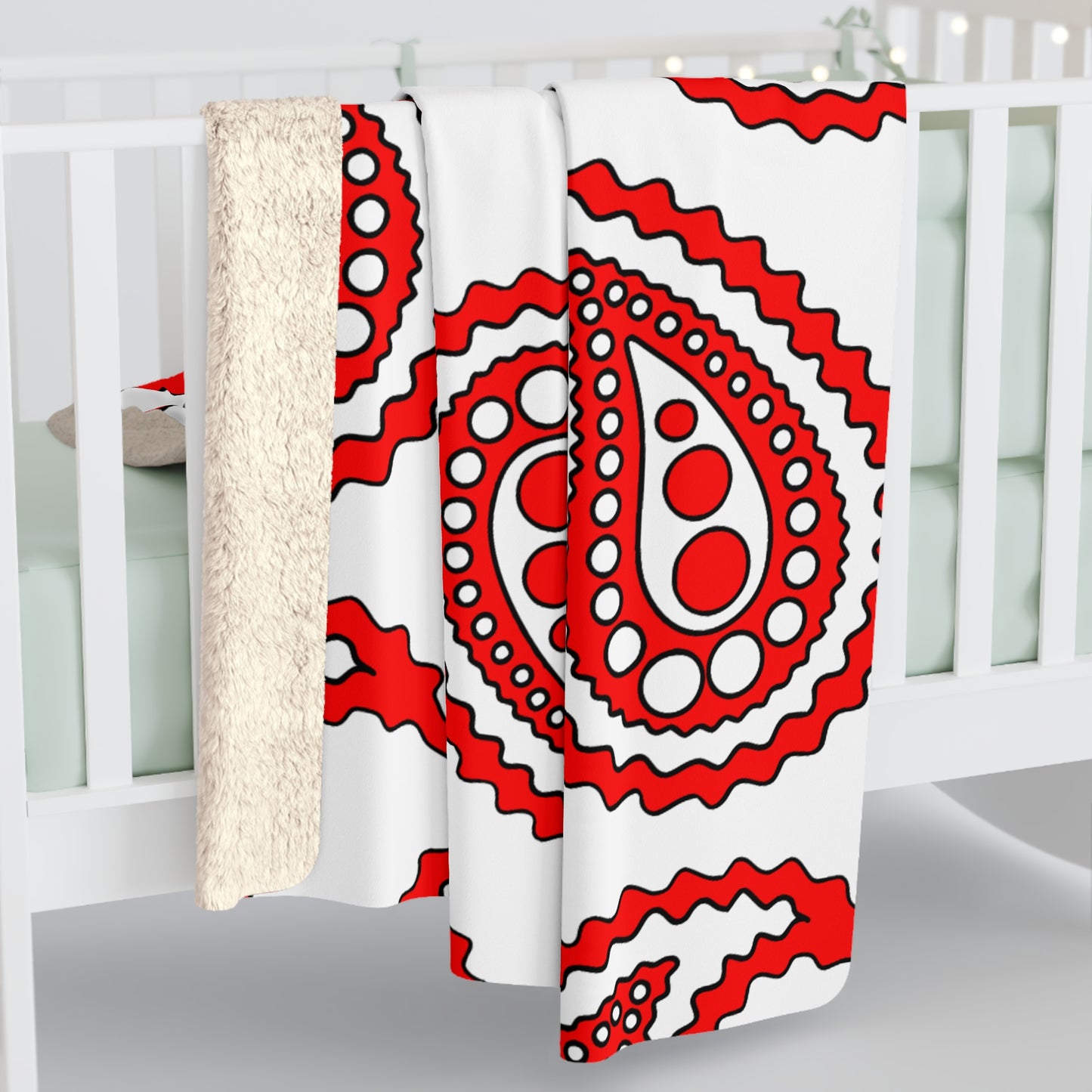 Georgia Retro Paisley Blanket Throw