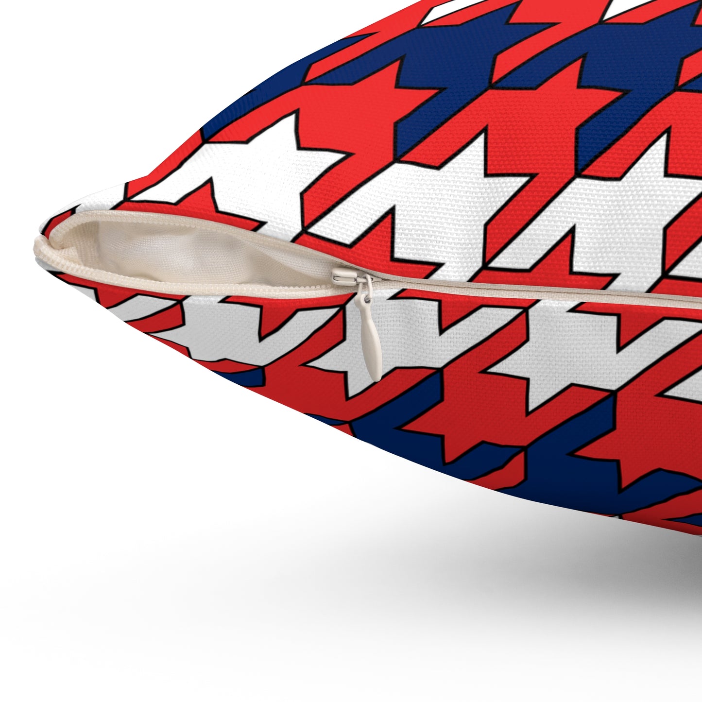 Svalbard And Jan Mayen Retro Houndstooth Cushion Pillow