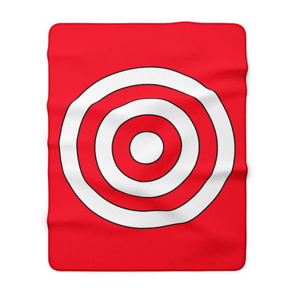 Monaco Retro Target Blanket Throw