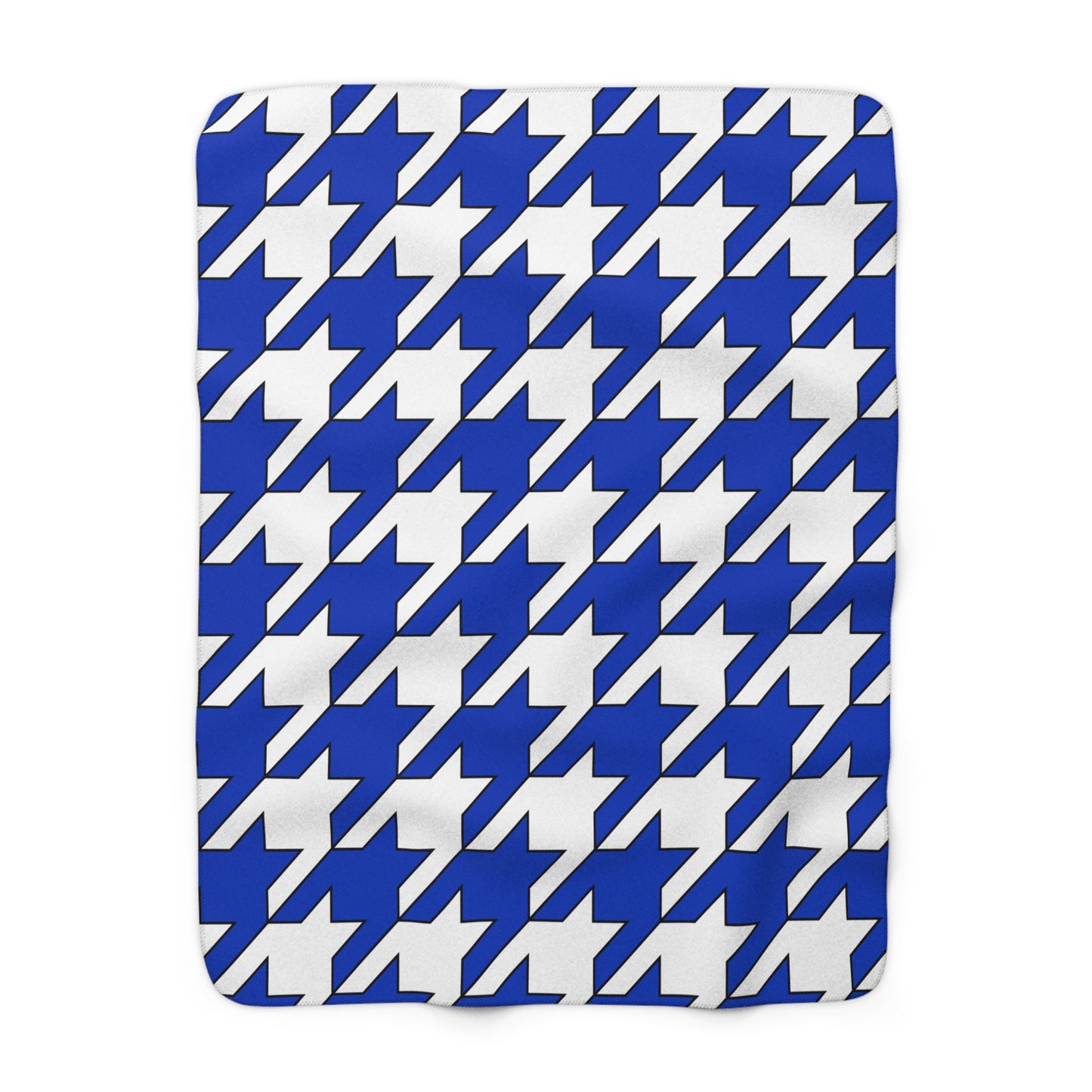 Israel Retro Houndstooth Blanket Throw