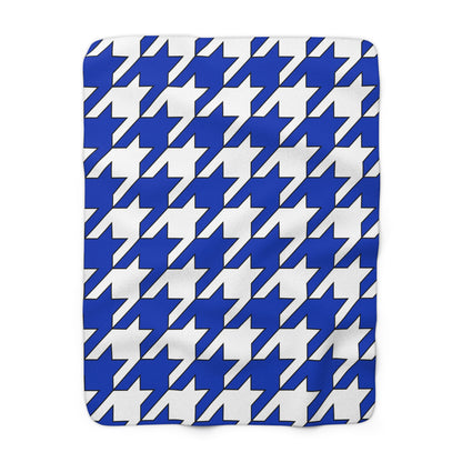 Israel Retro Houndstooth Blanket Throw