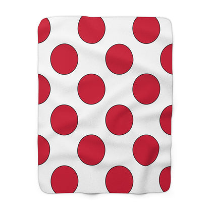 Greenland Retro Polka Dots Blanket Throw