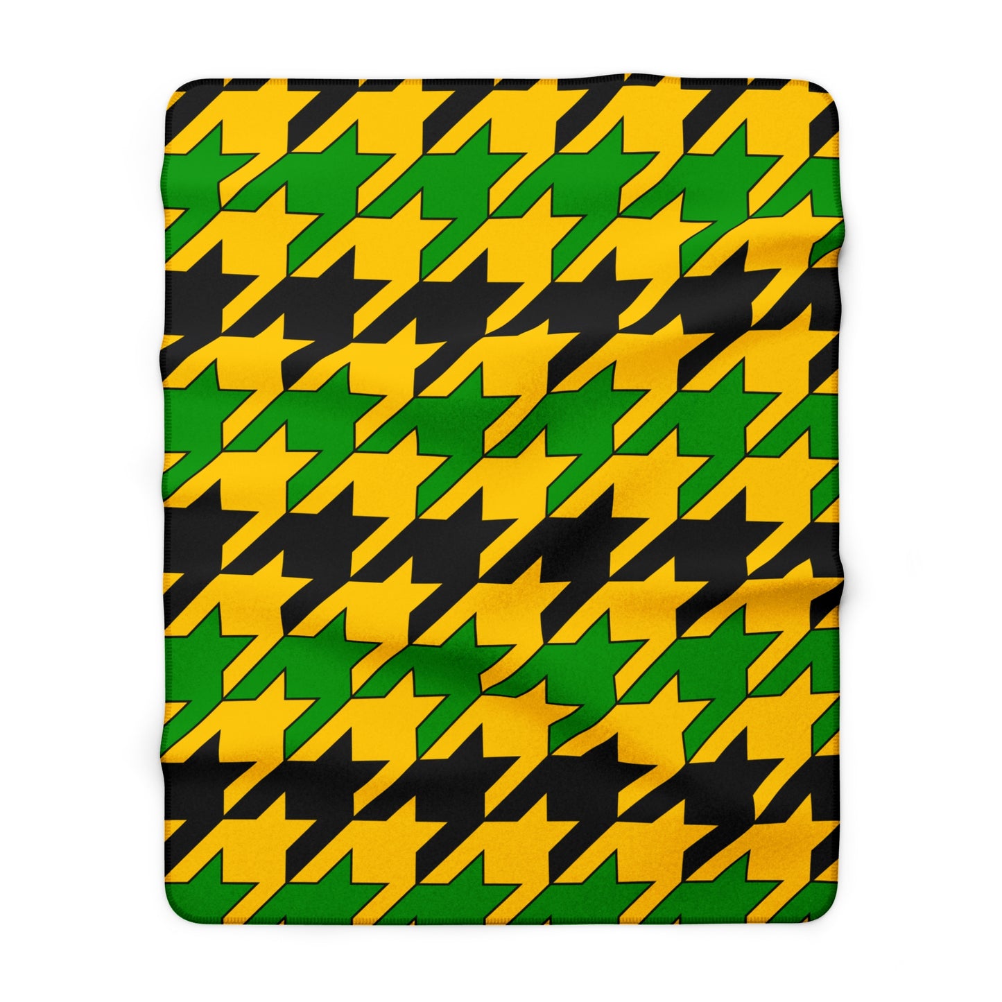 Jamaica Retro Houndstooth Blanket Throw