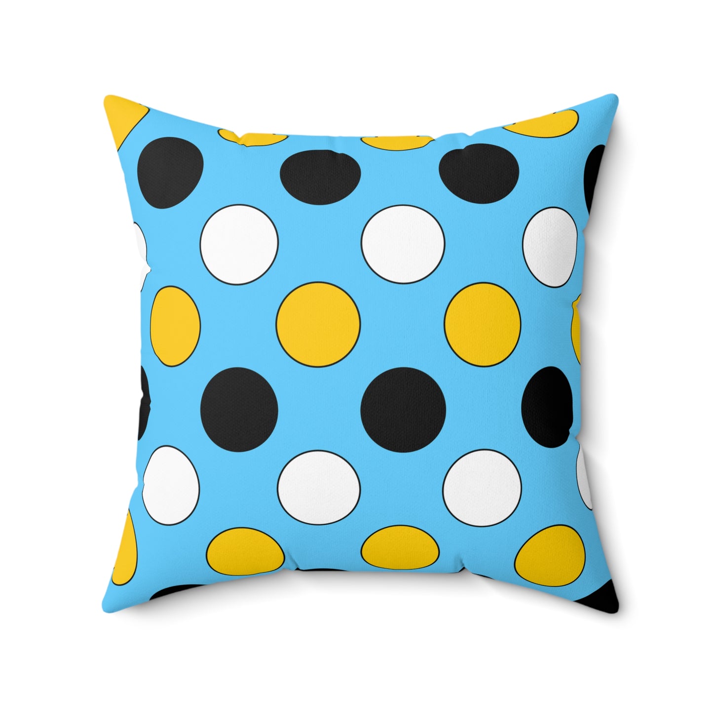 Saint Lucia Retro Polka Dots Cushion Pillow