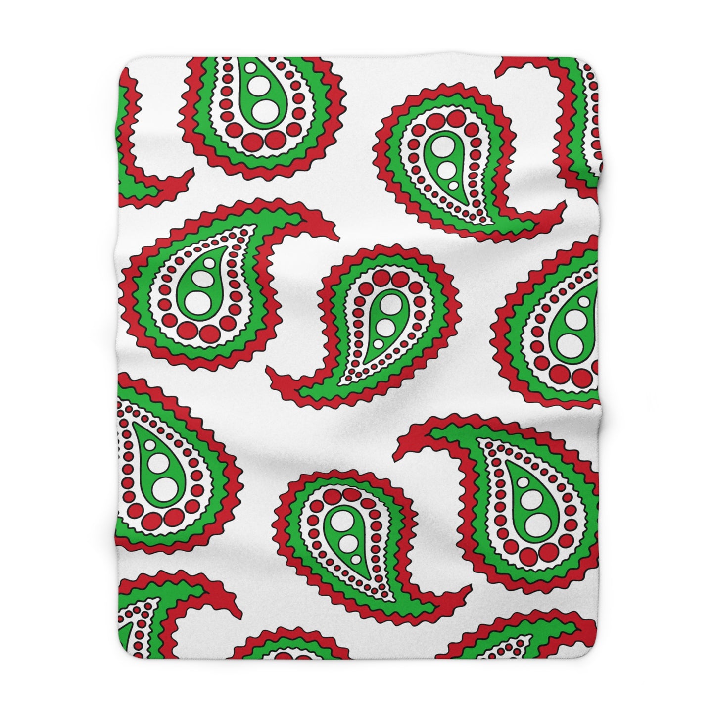 Burundi Retro Paisley Blanket Throw