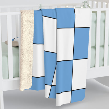 Argentina Retro Check Blanket Throw