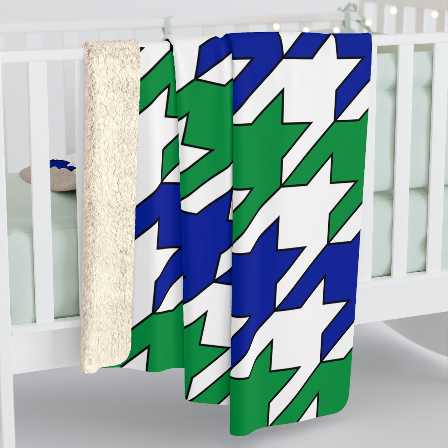 Lesotho Retro Houndstooth Blanket Throw