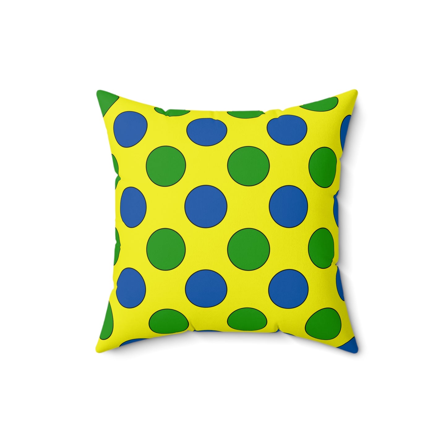 Saint Vincent And The Grenadines Retro Polka Dots Cushion Pillow