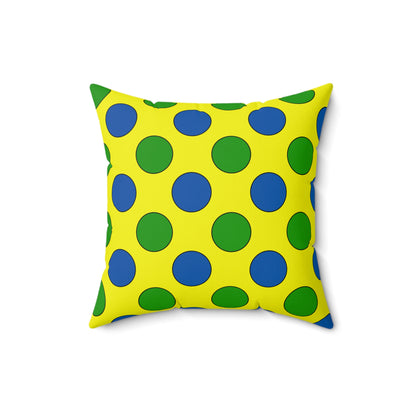 Saint Vincent And The Grenadines Retro Polka Dots Cushion Pillow