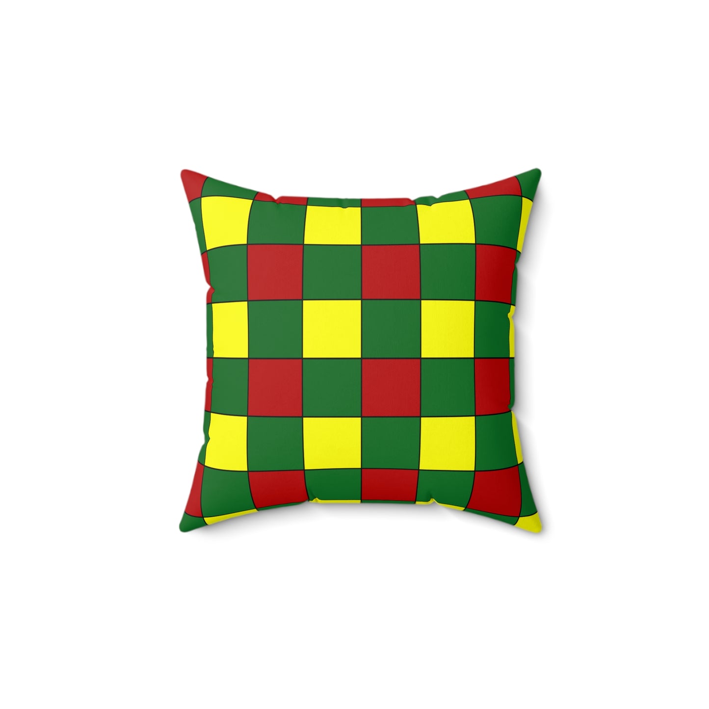Senegal Retro Check Cushion Pillow
