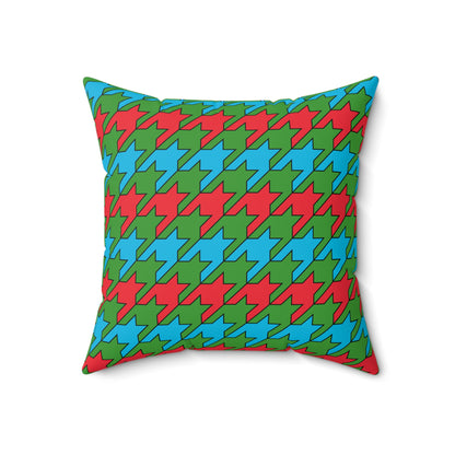 Azerbaijan Retro Houndstooth Cushion Pillow
