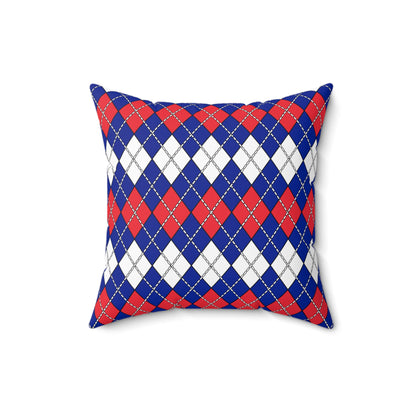 Sint Maarten Retro Argyle Cushion Pillow