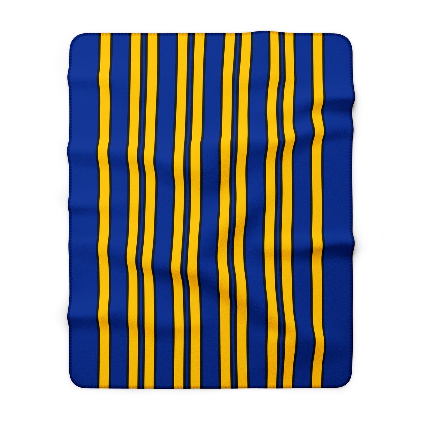European Union Retro Stripes Blanket Throw