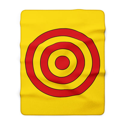 Catalonia Retro Target Blanket Throw