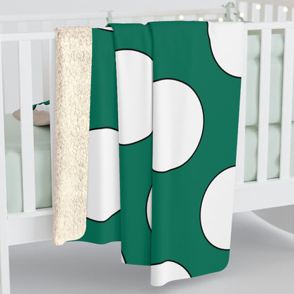 Macao Retro Polka Dots Blanket Throw