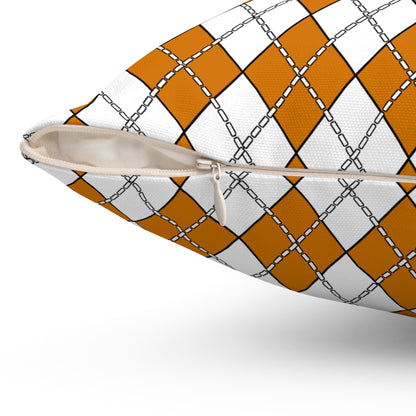 Cyprus Retro Argyle Cushion Pillow