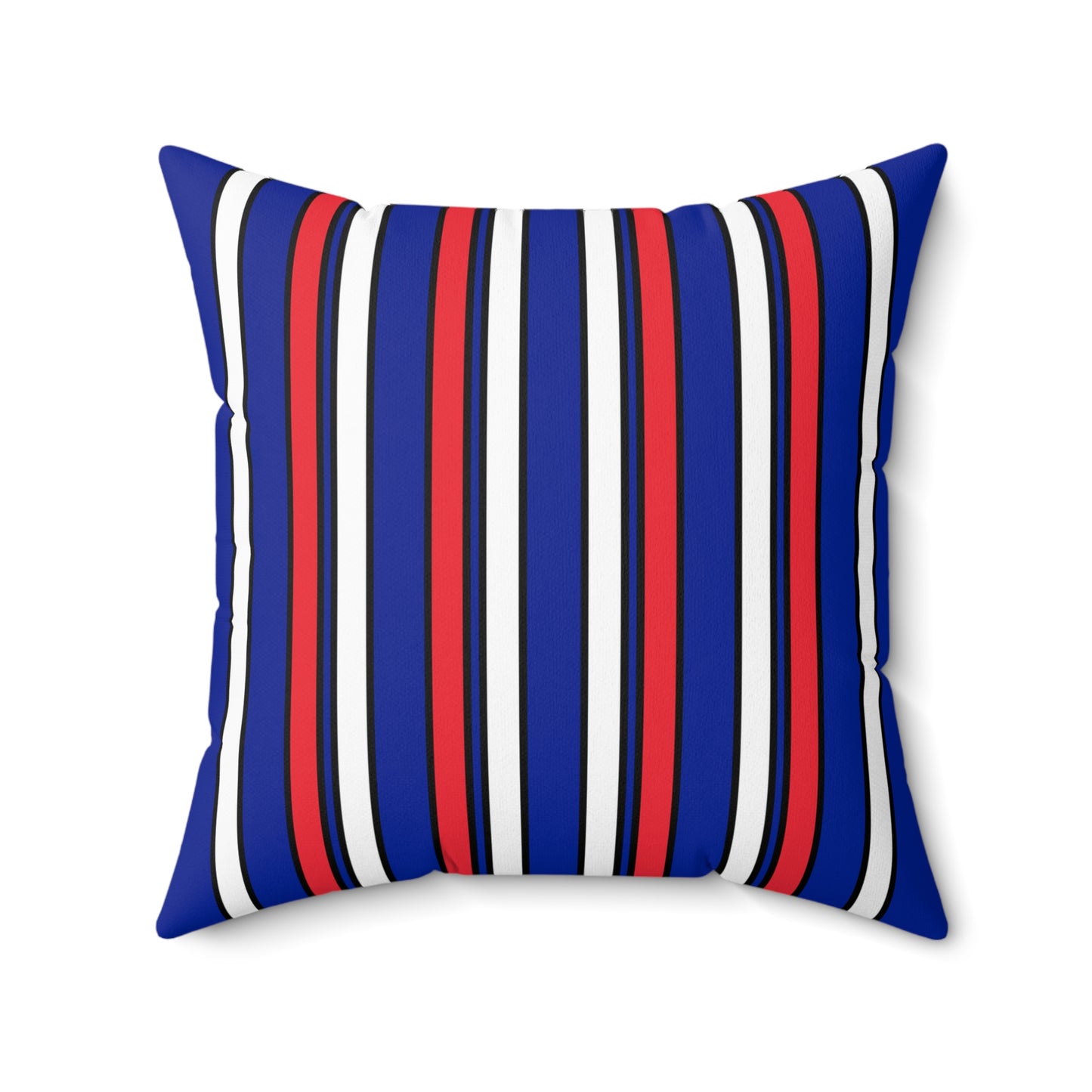 French Southern Territories Retro Stripes Cushion Pillow