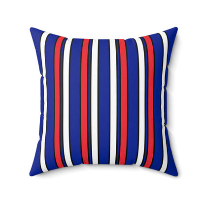 French Southern Territories Retro Stripes Cushion Pillow