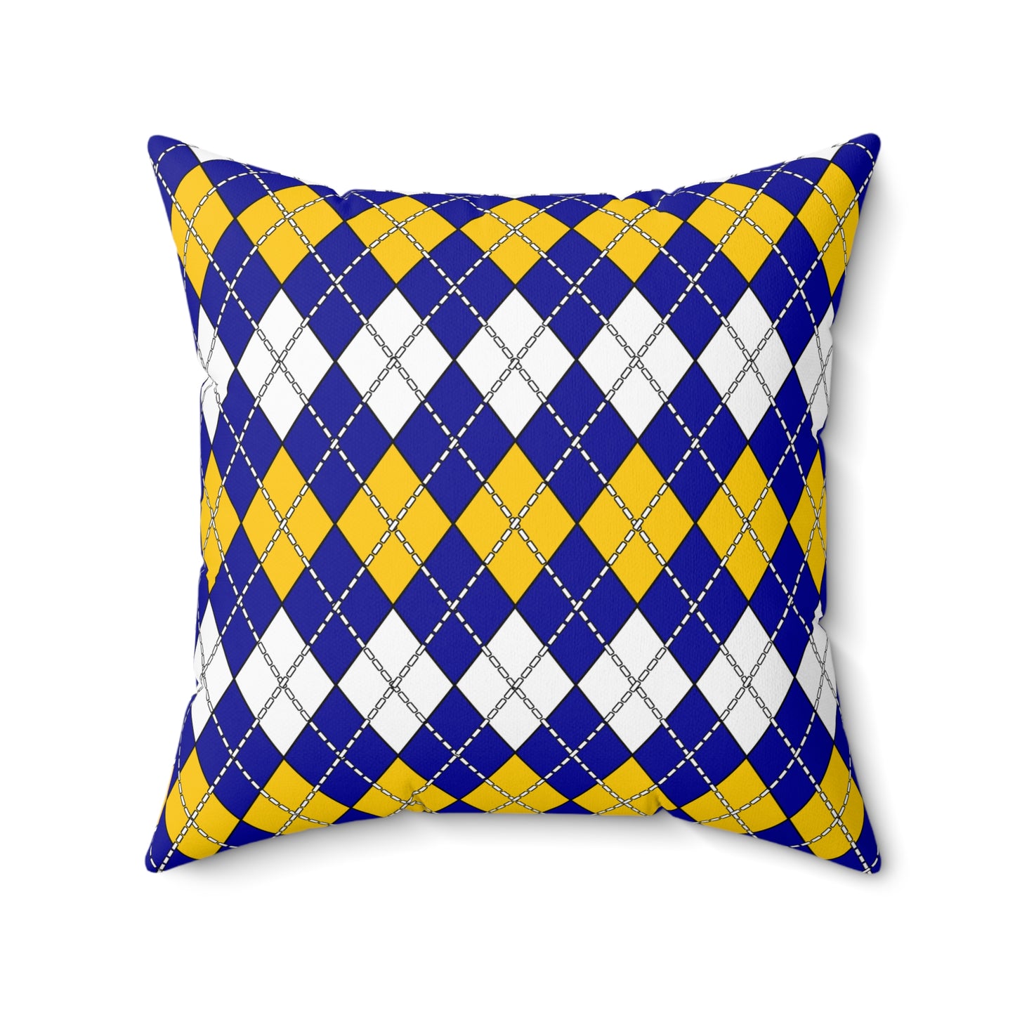 Bosnia And Herzegovina Retro Argyle Cushion Pillow