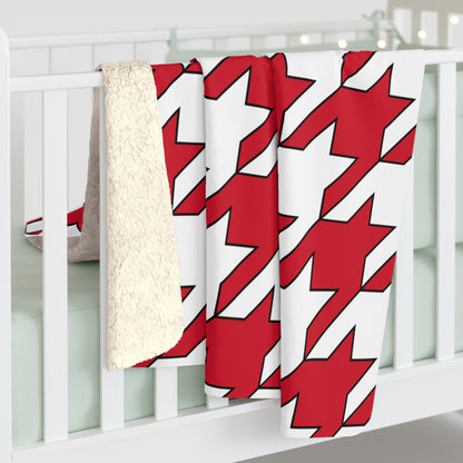 Malta Retro Houndstooth Blanket Throw