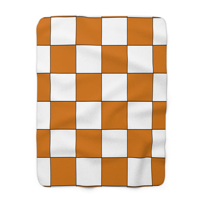 Cyprus Retro Check Blanket Throw