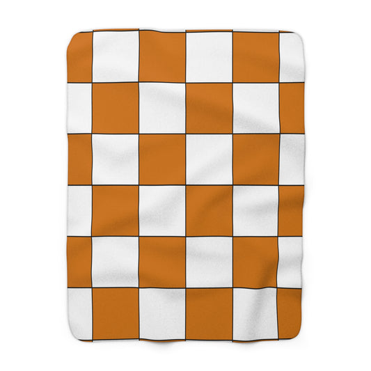 Cyprus Retro Check Blanket Throw