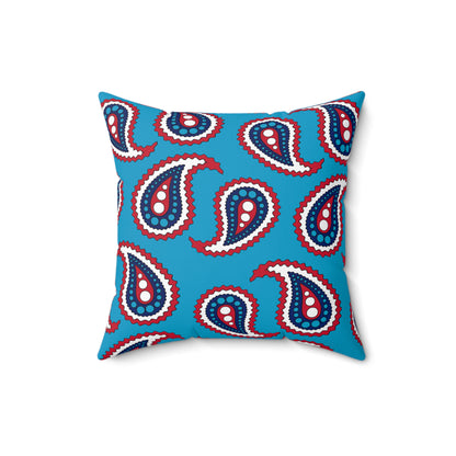 Tuvalu Retro Paisley Cushion Pillow