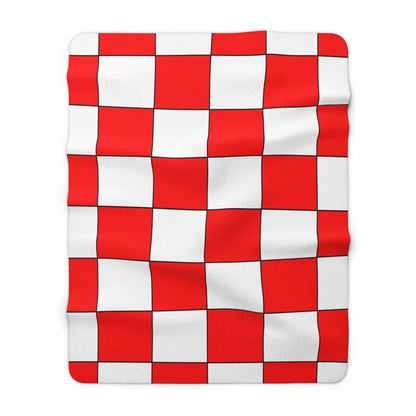Georgia Retro Check Blanket Throw