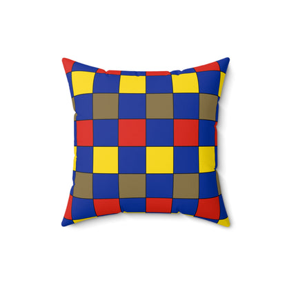 Moldova Retro Check Cushion Pillow