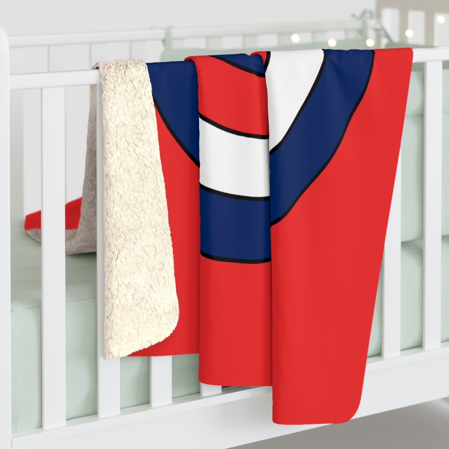 Svalbard And Jan Mayen Retro Target Blanket Throw