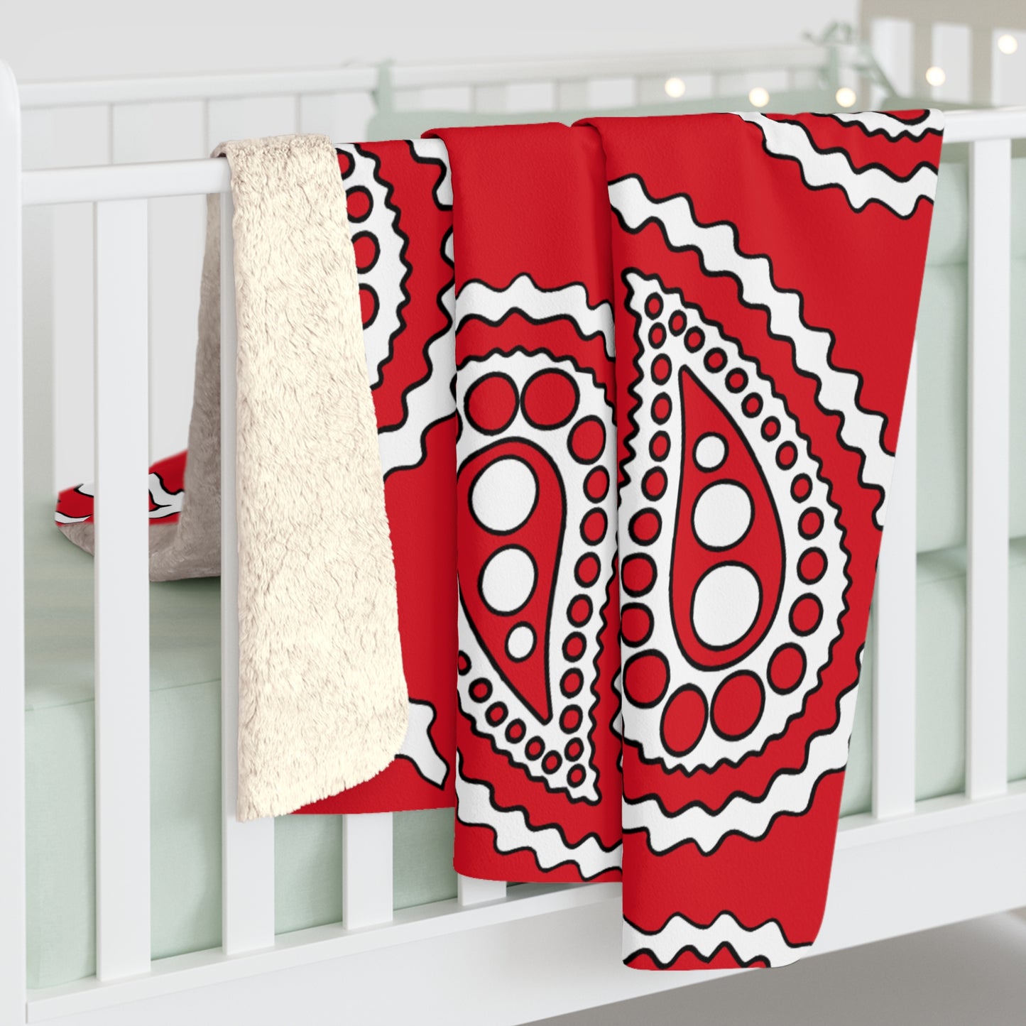 Peru Retro Paisley Blanket Throw